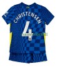 Maillot de Supporter Chelsea Andreas Christensen 4 Domicile 2021-22 Pour Enfant